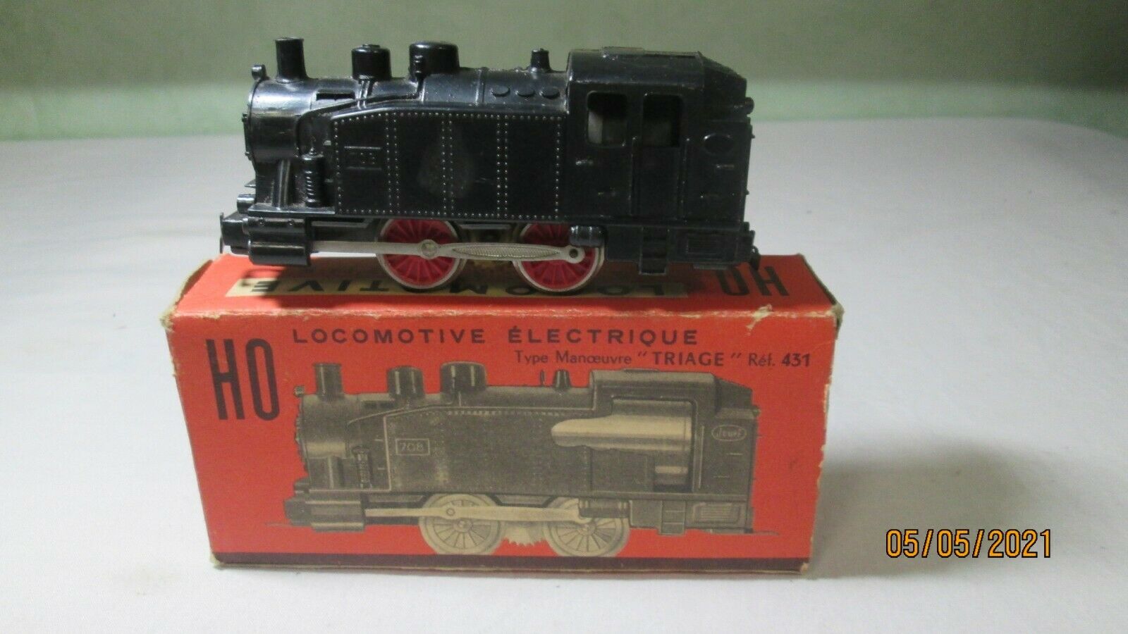 Image de locomotive-tender 020 T (moteur 6 volts) référence 431
