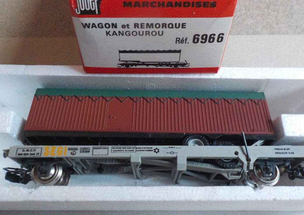 Image de wagon kangourou SNCF référence 6966
