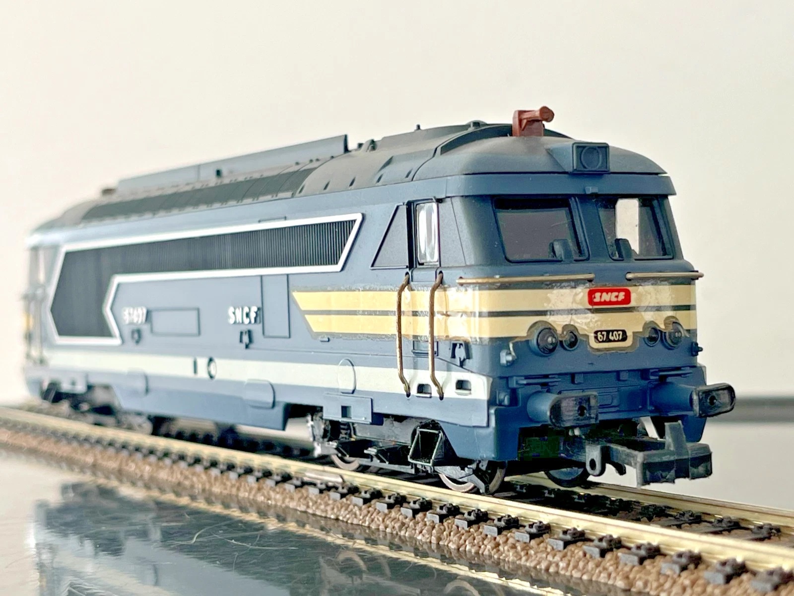 Image de Locomotive Diesel BB 67407 SNCF 1 moteur référence 8539